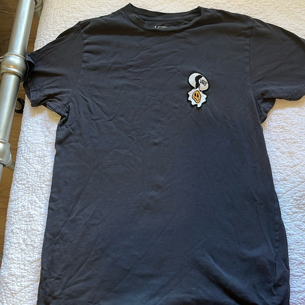 Men’s Vans Cracked Egg T-Shirt, Gray, Size Small